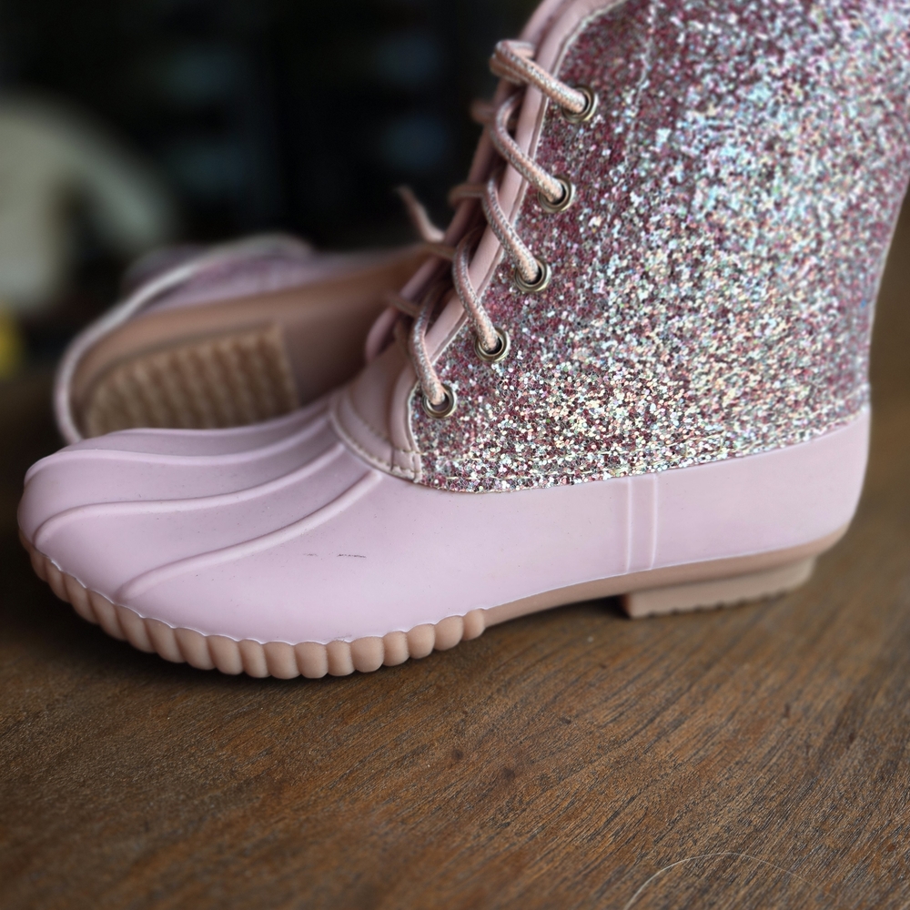 Simply Southern Pink Glitter Women's Boots
